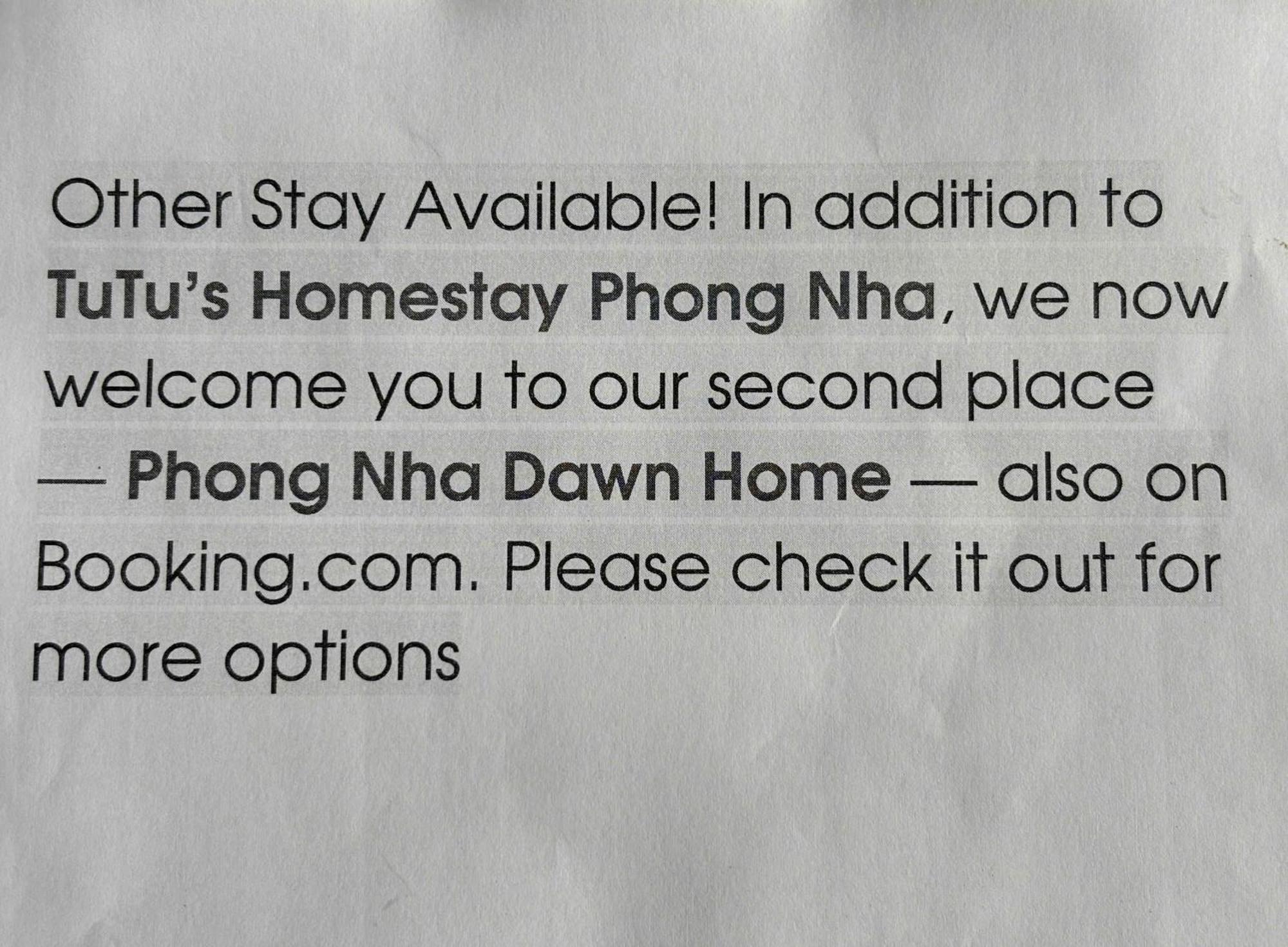 Tutu'S Homestay Phong Nha Ngoại thất bức ảnh